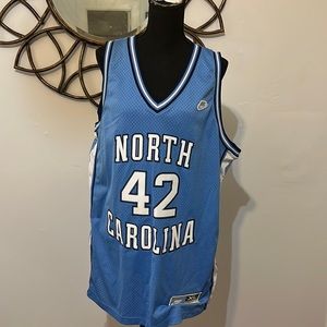 Nike North Carolina #42 Stackhouse Jersey